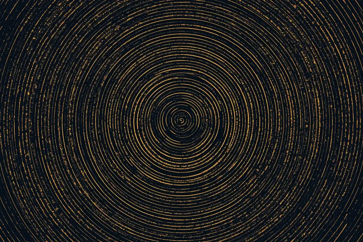 Concentric circles representing the natural rhythm of daily movement
